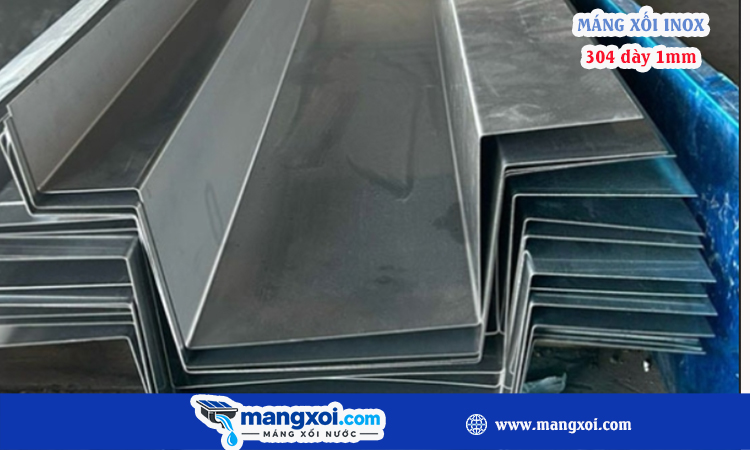 Máng xối inox 304 dày 1mm