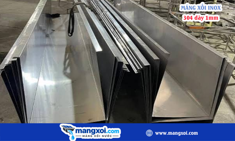 Máng xối inox 304 dày 1mm