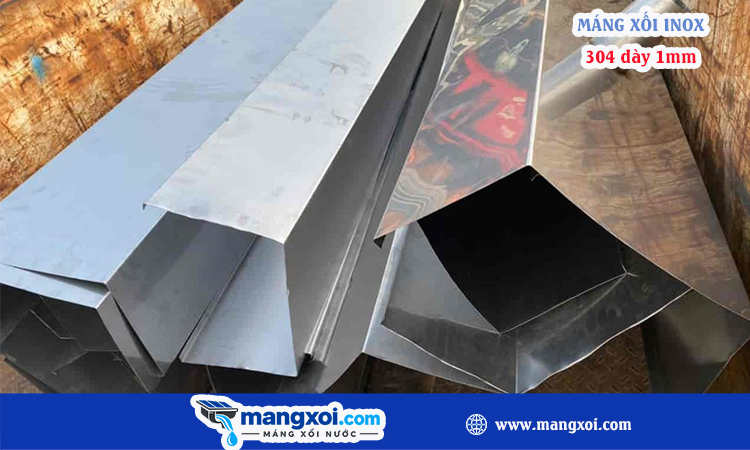 Máng xối inox 304 dày 1mm