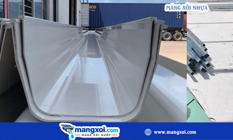 Máng xối nhựa dày 2.5mm