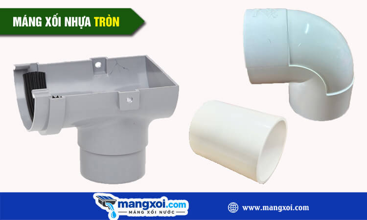 Máng xối nhựa tròn