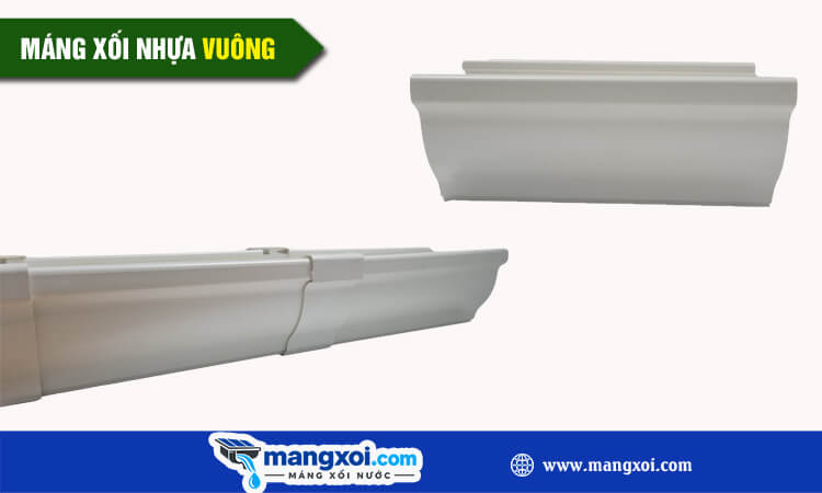 Máng xối nhựa vuông