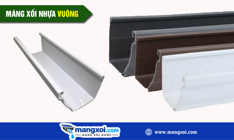 Máng xối nhựa vuông